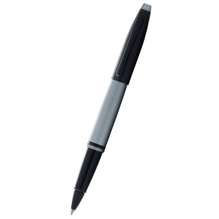 Cross Calais roller grigio opaco e nero in confezione regalo AT0115-26