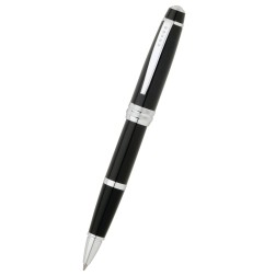 Cross Bailey roller laccata nera in confezione regalo AT0455-7