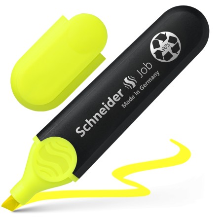 Schneider Job evidenziatore punta a scalpello 1-5 mm giallo – confezione 10 pezzi 001505