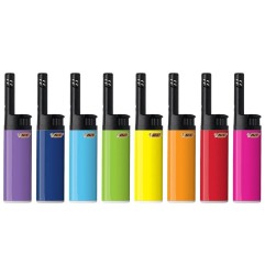 BIC EZ Reach accendino multiuso con bacchetta da 3,5 cm colori assortiti – espositore 20 pezzi