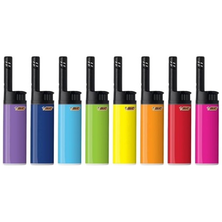BIC EZ Reach accendino multiuso con bacchetta da 3,5 cm colori assortiti – espositore 20 pezzi