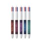 BIC 4 Colours Webboh penna a sfera a scatto 4 colori fusti con frasi assortite – confezione 5 pezzi BIC 4 Colours Webboh penna a sfera a scatto 4 colori fusti con frasi assortite – confezione 5 pezzi