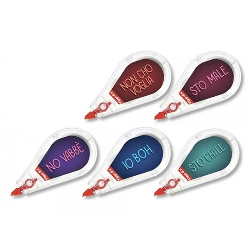 Tipp-Ex Mini Pocket Mouse Webboh correttore a nastro 5 mm x 6 m decorato con frasi – 1 pezzo 529675 Tipp-Ex Mini Pocket Mouse Webboh correttore a nastro 5 mm x 6 m decorato con frasi – 1 pezzo 529675