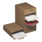ACCO King Mec A4 File scatola documenti archivio modulare componibile in cartone marrone 00028600 ACCO King Mec A4 File scatola documenti archivio modulare componibile in cartone marrone 00028600