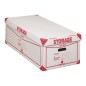 ACCO King Mec Storage KM1604 contenitore con coperchio per 8 scatole archivio 1602/1601 cartone bianco 41x27x78 cm