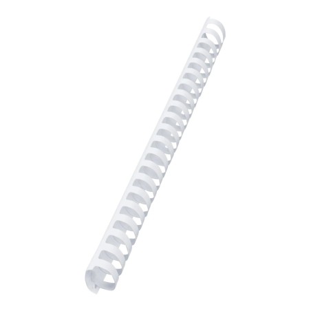 ACCO GBC CombBind dorsi spirale plastici rilegafogli 21 anelli A4 32 mm bianchi fino a 280 fogli – confezione 50 pezzi 4028204