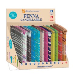 BLUEKOVER EXPO PENNE CANCELLABILI ANIMALETTI 0.7 INC. BLU E ROSSO-84pz. BK-84PEN
