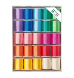 Brizzolari nastro decorativo 6800 Spring 10 mm x 10 m colori assortiti confezione da 25 003079-99