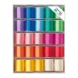 Brizzolari nastro decorativo 6800 Spring 10 mm x 10 m colori assortiti confezione da 25 003079-99