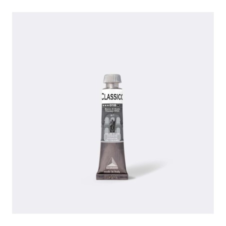 Maimeri Classico colore a olio extrafine Bianco di titanio 20 ml M0302018
