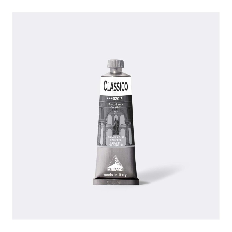 Maimeri Classico colore a olio extrafine Bianco di zinco 60 ml M0306020 Maimeri Classico colore a olio extrafine Bianco di zinco 60 ml M0306020