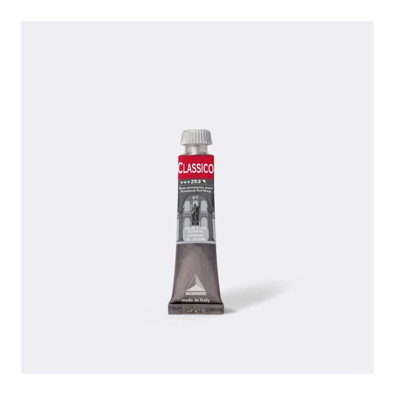 Maimeri Classico colore a olio extrafine Rosso permanente scuro 20 ml M0302253 Maimeri Classico colore a olio extrafine Rosso permanente scuro 20 ml M0302253
