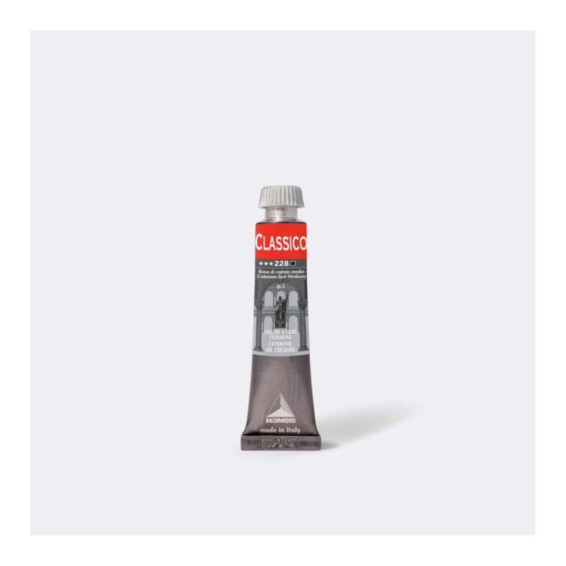 Maimeri Classico colore a olio extrafine Rosso di cadmio medio 20 ml M0302228 Maimeri Classico colore a olio extrafine Rosso di cadmio medio 20 ml M0302228