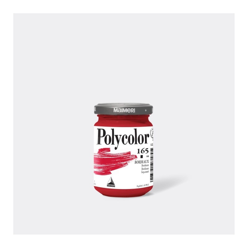 Maimeri Polycolor colore vinilico Bordeaux 140 ml M1220165 Maimeri Polycolor colore vinilico Bordeaux 140 ml M1220165