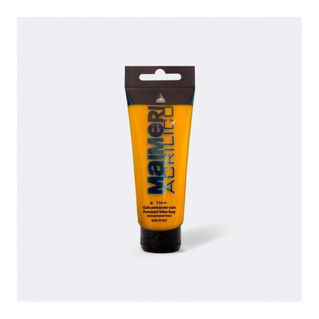 Maimeri Acrilico colore acrilico Giallo permanente scuro 75 ml M0916114