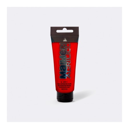 Maimeri Acrilico colore acrilico Rosso permanente medio 75 ml M0916259