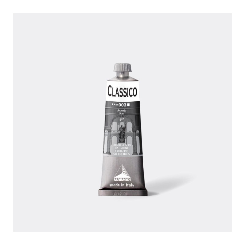 Maimeri Classico colore a olio extrafine Argento 60 ml M0306003 Maimeri Classico colore a olio extrafine Argento 60 ml M0306003