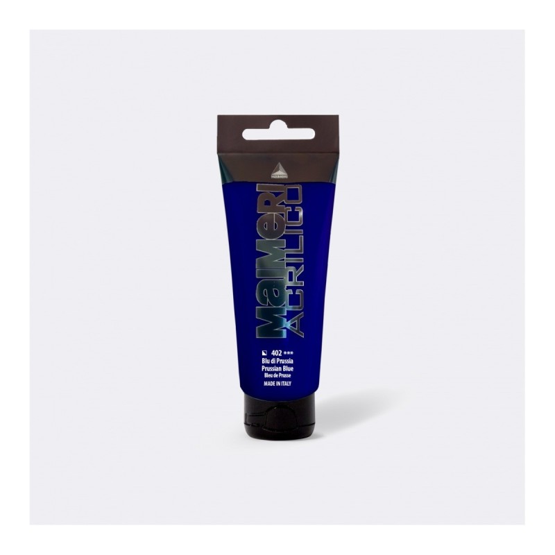 Maimeri Acrilico colore acrilico Blu di Prussia 75 ml M0916402