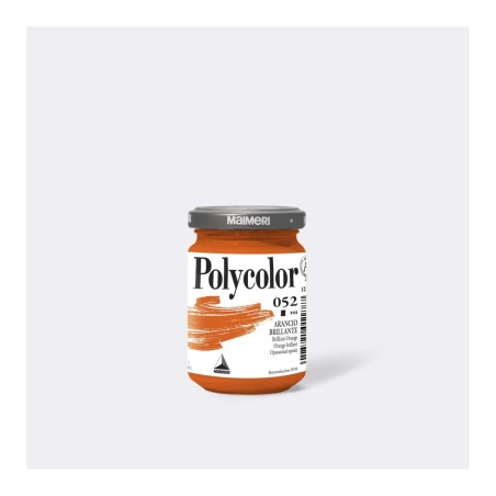 Maimeri Polycolor colore vinilico Arancio brillante 140 ml M1220052