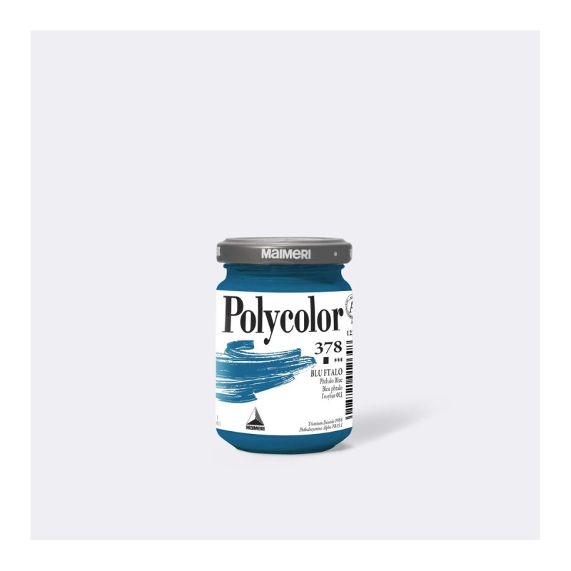 Maimeri Polycolor colore vinilico Blu ftalo 140 ml M1220378 Maimeri Polycolor colore vinilico Blu ftalo 140 ml M1220378