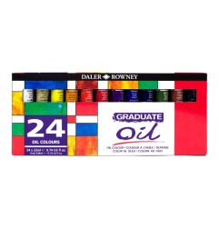 Daler-Rowney Graduate set colori a olio 24 tubetti da 22 ml D117522024
