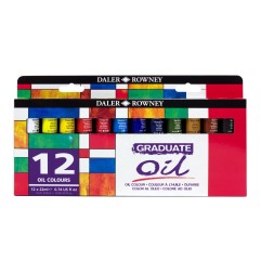 Daler-Rowney Graduate set colori a olio 12 tubetti da 22 ml D117522012