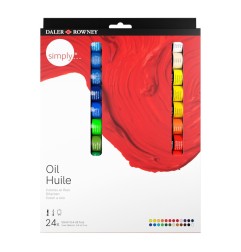 Daler-Rowney Simply set colori a olio 24 tubetti da 12 ml D118500124