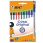 BIC Cristal Original penna a sfera colori assortiti punta media 1.0 mm – 10 pezzi 516354