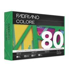 Fabriano Colore carta colorata A3 80 g verde risma 250 fogli 74129742