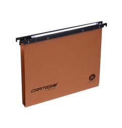 Bertesi Cartesio cartella sospesa per documenti, per cassetto, colore arancione, interasse cm.39/39,8 fondo a U 3 cm 100/3953-B2