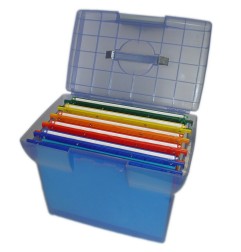 Bertesi Arianna valigetta portadocumenti, archivio portatile per cartelle sospese 37x25x30 cm, con 5 cartelle