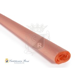 Cartotecnica Rossi carta crespa Didattica rosa salmone 0200 rotolo 50x250 cm 40 gr