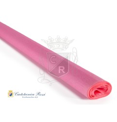 Cartotecnica Rossi carta crespa Didattica rosa ortensia 0210 rotolo 50x250 cm 40 gr
