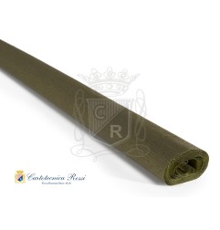 Cartotecnica Rossi carta crespa Didattica grigio verde 0234 rotolo 50x250 cm 40 gr