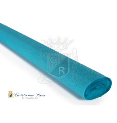 Cartotecnica Rossi carta crespa Hobby turchese 224 rotolo 50x250 cm 60 gr