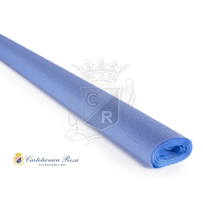 Cartotecnica Rossi carta crespa Didattica azzurro 0276 rotolo 50x250 cm 40 gr