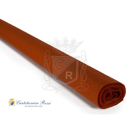 Cartotecnica Rossi carta crespa Hobby marrone 241 rotolo 50x250 cm 60 gr