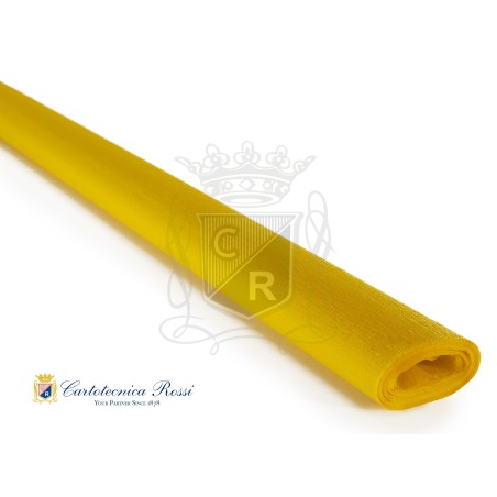 Cartotecnica Rossi carta crespa Didattica giallo 0296 rotolo 50x250 cm 40 gr