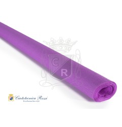 Cartotecnica Rossi carta crespa Didattica lilla scuro 0322 rotolo 50x250 cm 40 gr