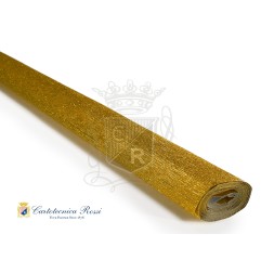 Cartotecnica Rossi carta crespa Hobby metallizzata oro 401 rotolo 50x150 cm 60 gr