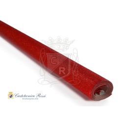 Cartotecnica Rossi carta crespa Hobby metallizzata rosso 403 rotolo 50x150 cm 60 gr