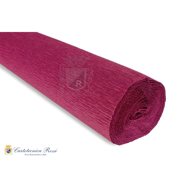 Cartotecnica Rossi carta crespa Fioristi Superior bordeaux 584 rotolo 50x250 cm 180 gr