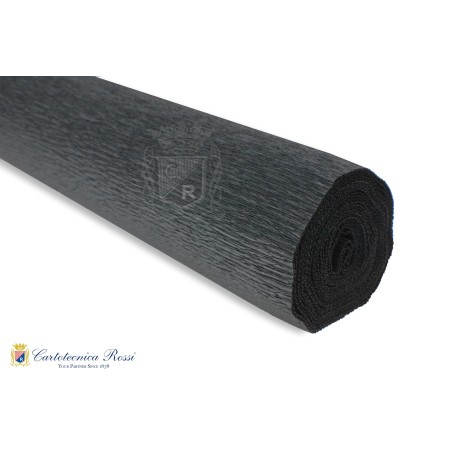 Cartotecnica Rossi carta crespa Fioristi Superior nero 602 rotolo 50x250 cm 180 gr
