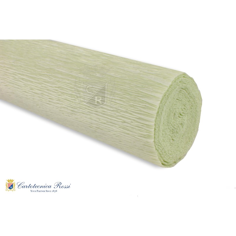 Cartotecnica Rossi carta crespa Fioristi Superior verde chiaro 566 rotolo 50x250 cm 180 gr