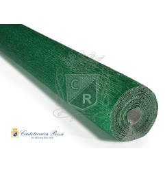 Cartotecnica Rossi carta crespa Fioristi Superior metallizzata verde 804 rotolo 50x250 cm 180 gr