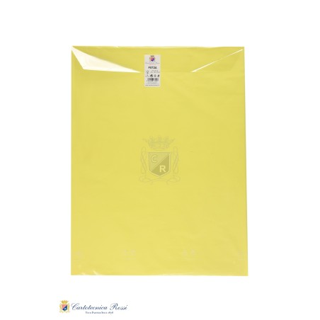 Cartotecnica Rossi carta velina colorata giallino crema F072A 50x76 cm, 24 fogli
