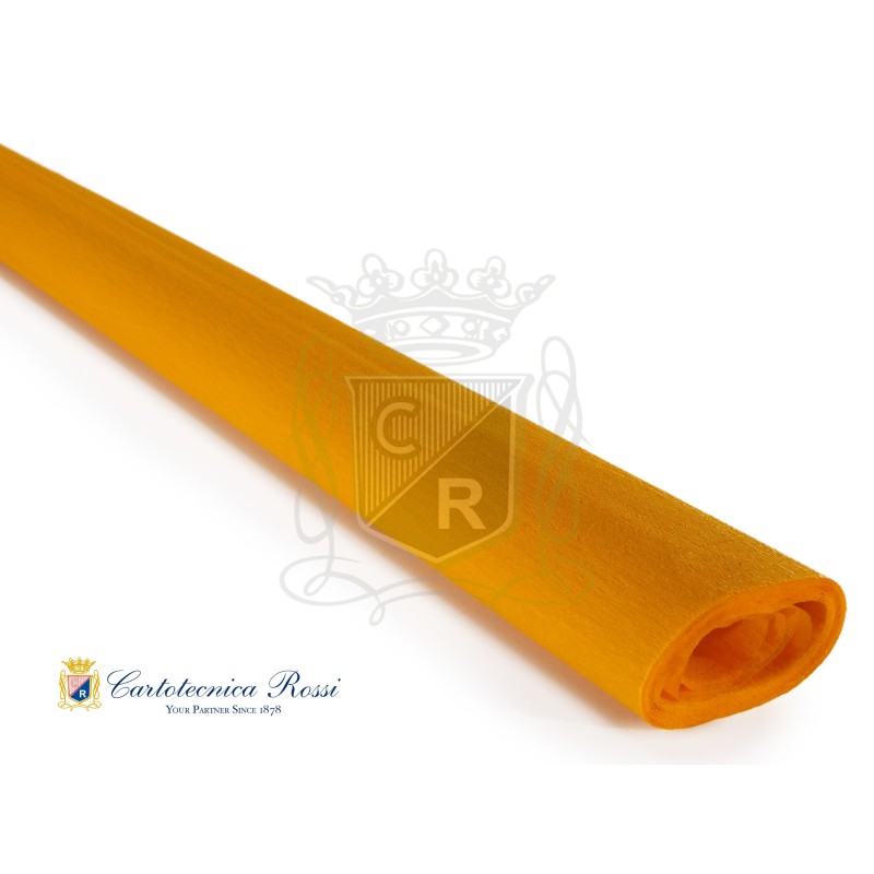 Cartotecnica Rossi carta crespa Didattica giallo scuro 0294 rotolo 50x250 cm 40 gr