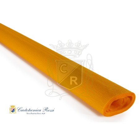 Cartotecnica Rossi carta crespa Didattica giallo scuro 0294 rotolo 50x250 cm 40 gr