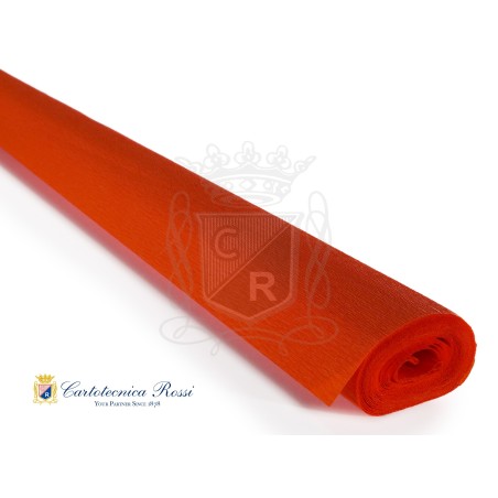Cartotecnica Rossi carta crespa Didattica vermiglione 0306 rotolo 50x250 cm 40 gr