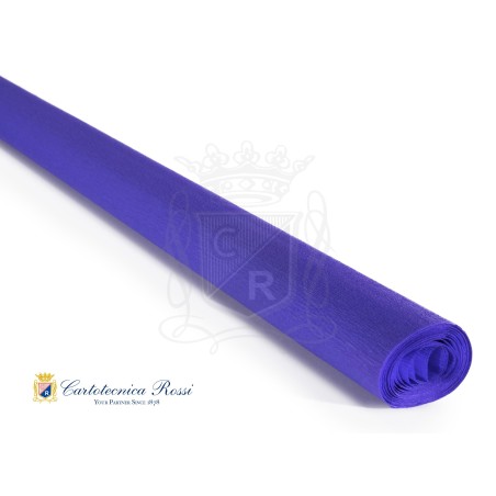 Cartotecnica Rossi carta crespa Didattica viola 0277 rotolo 50x250 cm 40 gr